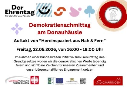 Demokratienachmittagam Donauhäusle