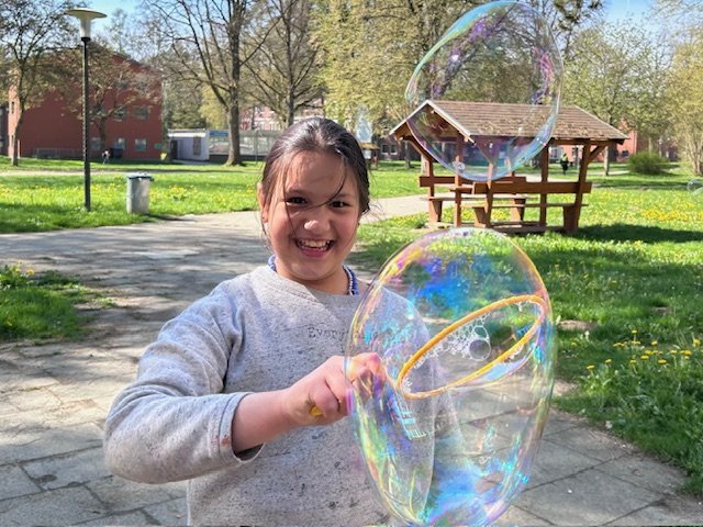 Outdoorprogramm für die Kinder in der LEA